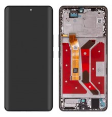 Дисплей для Huawei Honor Magic 7 Lite, черный, с рамкой, Original (PRC), BRP-NX1