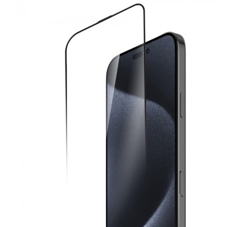 Защитное стекло Baseus для Apple iPhone 16, Glass Pro+, Ultra Clear 3D Screen Protection, Momax (PZAP24F1SD), черное