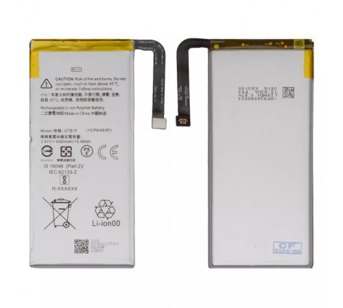 Акумулятор GTB1F для Google Pixel 5, Li-Polymer, 3,87 В, 4080 мАг, Original (PRC) Акумулятор GTB1F для Google Pixel 5, Li-Polymer, 3,87 В, 4080 мАг, Original (PRC)