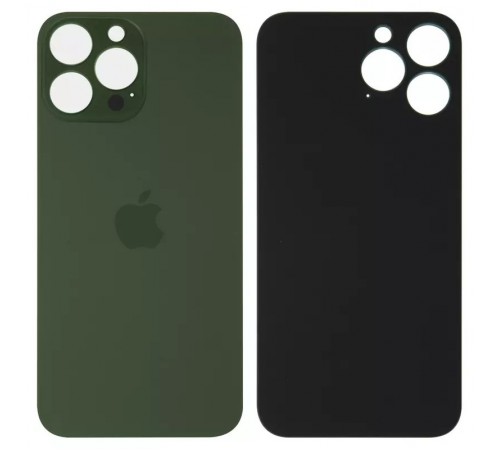 Задняя панель корпуса для iPhone 13 Pro Max, зеленая, не нужно снимать стекло камеры, alpine Green, big hole