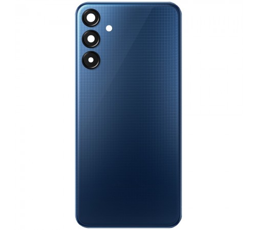 Задня панель корпусу для Samsung M156 Galaxy M15, синя (Dark Blue) + скло камери