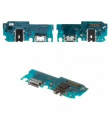 Шлейф для Samsung A125F Galaxy A12, M127 Galaxy M12, коннектора зарядки, мікрофона, плата зарядки, Original (PRC)