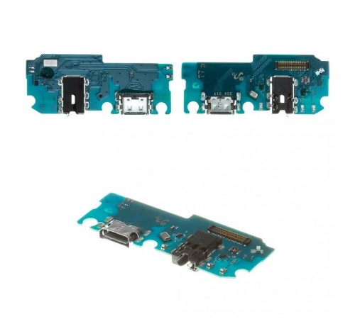 Шлейф для Samsung A125F Galaxy A12, M127 Galaxy M12, коннектора зарядки, микрофона, плата зарядки, Original (PRC)
