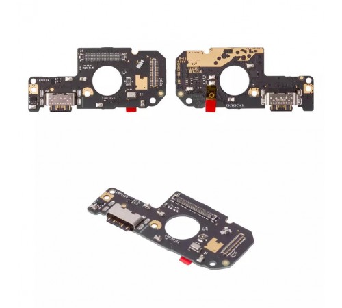 Шлейф для Xiaomi Redmi Note 12S, коннектора зарядки, с микрофоном, Original (PRC), плата зарядки
