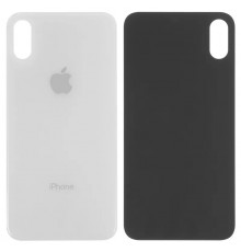 Задня панель корпусу для iPhone XS, біла, потрібно зняти скло камери, small hole