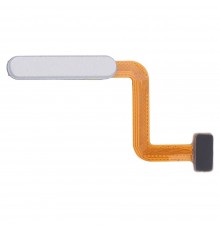 Шлейф для Samsung M317 Galaxy M31s, M515 Galaxy M51, кнопки ввімкнення, сканера відбитка пальця (Touch ID), білий, Original (PRC) 