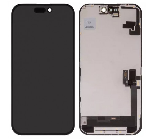 Дисплей для iPhone 16, черный, с рамкой, High Copy (OLED), GX OEM hard Дисплей для iPhone 16, черный, с рамкой, High Copy (OLED), GX OEM hard