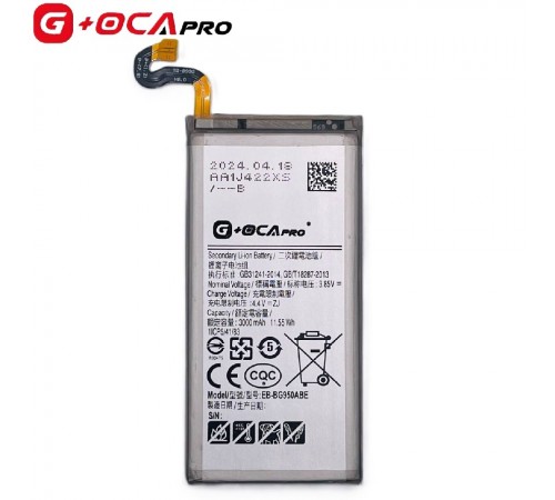 Акумулятор G+OCA Pro EB-BG950ABA/EB-BG950ABE для Samsung G950 Galaxy S8, Li-ion, 3,85 В, 3000 мАг
