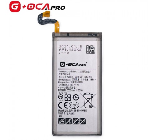 Аккумулятор G+OCA Pro EB-BG950ABA/EB-BG950ABE для Samsung G950 Galaxy S8, Li-ion, 3,85 B, 3000 мАч Аккумулятор G+OCA Pro EB-BG950ABA/EB-BG950ABE для Samsung G950 Galaxy S8, Li-ion, 3,85 B, 3000 мАч