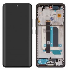 Дисплей для Xiaomi Redmi Note 14 Pro Plus 5G, черный, с рамкой, Original (PRC), 24115RA8EG