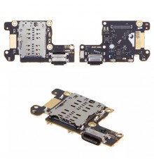 Шлейф для Xiaomi Mi 9T, Mi 9T Pro, Redmi K20, Redmi K20 Pro, микрофона, коннектора зарядки, c SIM-коннектором, Original (PRC)