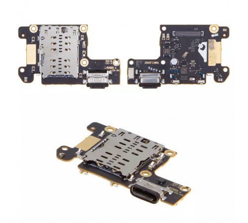 Шлейф для Xiaomi Mi 9T, Mi 9T Pro, Redmi K20, Redmi K20 Pro, микрофона, коннектора зарядки, c SIM-коннектором, Original (PRC)