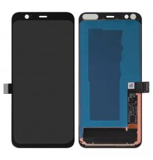 Дисплей для Google Pixel 4, чорний, без рамки, Оригінал (переклеєно скло)