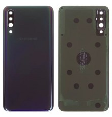 Задняя панель корпуса для Samsung A505F/DS Galaxy A50, черная + стекло камеры