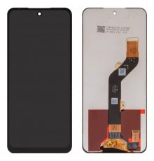 Дисплей для Infinix Hot 30 Play NFC, чорний, без рамки, Оригінал (переклеєне скло), 1540432341, X6835B, X6835