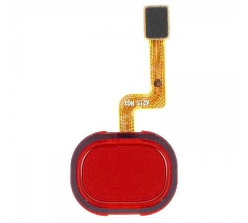 Шлейф для Samsung A217 Galaxy A21s, сканера отпечатка пальца (Touch ID), красный, High Copy