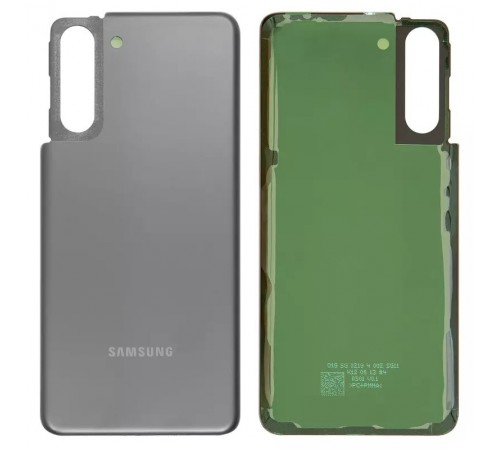 Задняя панель корпуса для Samsung G991 Galaxy S21 5G, серая (Phantom Gray)