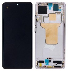 Дисплей для Xiaomi 12, 12S, 12X, черный, с рамкой, фиолетовый (Purple), Original (PRC) (переклеено стекло)