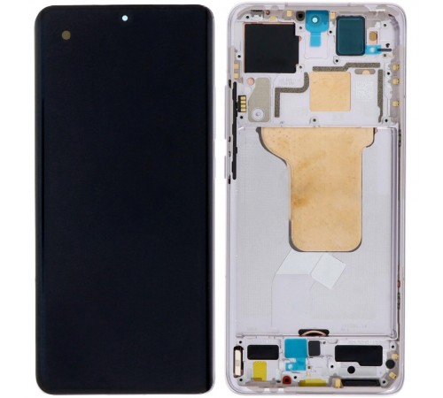 Дисплей для Xiaomi 12, 12S, 12X, чорний, з рамкою, фіолетовий (Purple), Original (PRC) (переклеєне скло) 