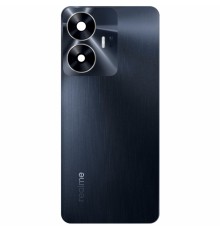 Задняя панель корпуса для Realme C55, черная (Rainy Night) + стекло камеры