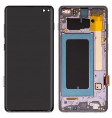 Дисплей для Samsung G975 Galaxy S10 Plus, черный, с рамкой, High Copy (OLED)