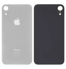 Задня панель корпусу для iPhone XR, біла, не потрібно знімати скло камери, big hole
