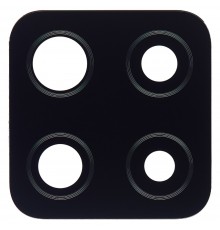 Скло камери для Samsung A426 Galaxy A42 5G, чорне, без рамки