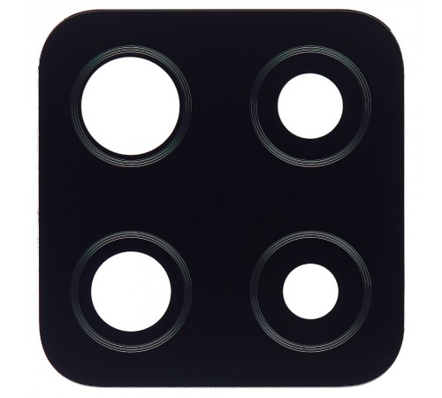 Скло камери для Samsung A426 Galaxy A42 5G, чорне, без рамки