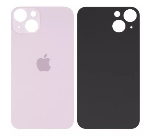 Задняя панель корпуса для iPhone 13, розовая, не нужно снимать стекло камеры, big hole
