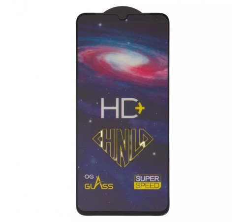 Захисне скло ASP для Samsung A065 Galaxy A06, 0,33 мм 9H, сумісне з чохлом, Full Glue, чорний, HD+