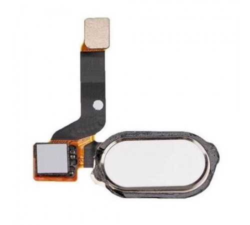 Шлейф для OnePlus 3 A3003, 3T A3010, сканера відбитка пальців (Touch ID), білий, Original (PRC)