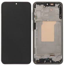 Дисплей для Samsung A266 Galaxy A26, черный, с рамкой, Copy (TFT)