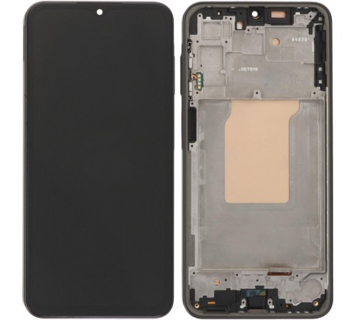 Дисплей для Samsung A266 Galaxy A26, черный, с рамкой, Copy (TFT)