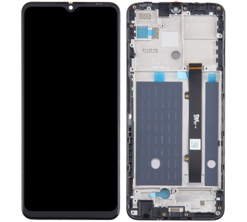 Дисплей для ZTE Blade A72 5G, чорний, з рамкою, High Copy