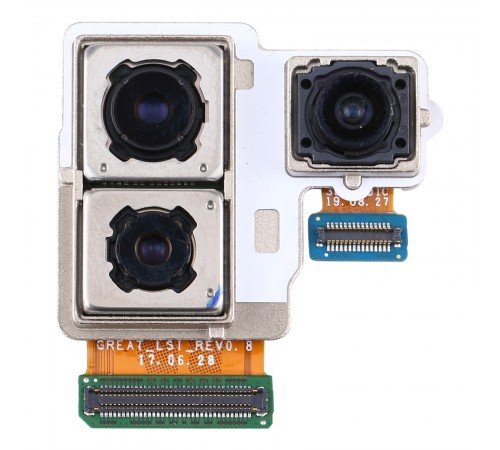 Камера для Samsung N770 Galaxy Note 10 Lite, основная, тройная, Wide+Ultrawide+Telephoto, 12MP+12MP+12MP, Original (PRC)