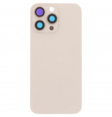 Задняя панель корпуса для iPhone 16 Pro Max, бело-золотистый + стекло камеры, Original (PRC), desert titanium