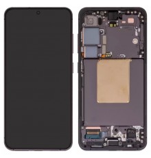 Дисплей для Samsung S921 Galaxy S24, чорний, з рамкою, Original (PRC)