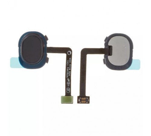 Шлейф для Samsung M205F/DS Galaxy M20, сканера отпечатка пальца (Touch ID), черный, (Charcoal Black), Original (PRC)