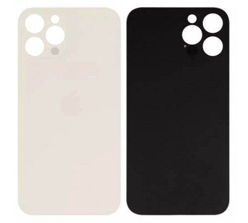 Задня панель корпусу для iPhone 12 Pro Max, золотиста, не потрібно знімати скло камери, big hole Задня панель корпусу для iPhone 12 Pro Max, золотиста, не потрібно знімати скло камери, big hole