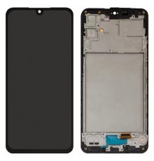 Дисплей для Samsung A165 Galaxy A16, черный, с рамкой, High Copy (OLED)