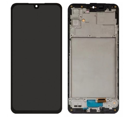 Дисплей для Samsung A165 Galaxy A16, черный, с рамкой, High Copy (OLED)