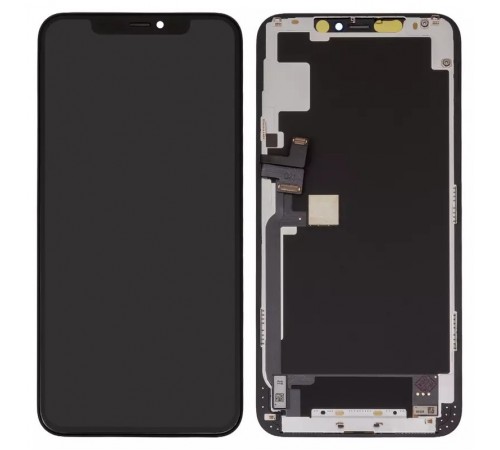 Дисплей для iPhone 11 Pro Max, чорний, з рамкою, High Copy (OLED), НЕ.Х OEM hard
