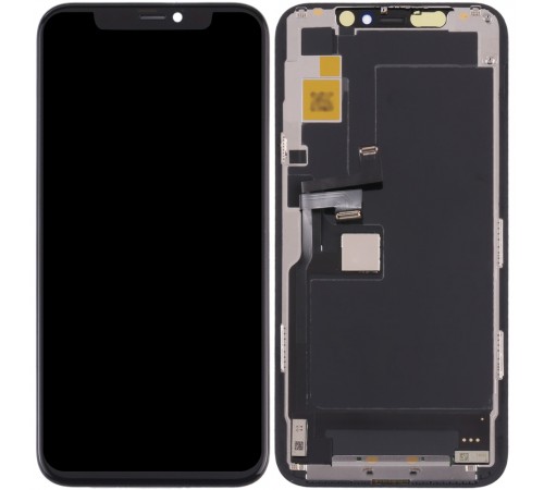 Дисплей для iPhone 11 Pro, черный, с рамкой, High Copy (OLED), DD OEM hard