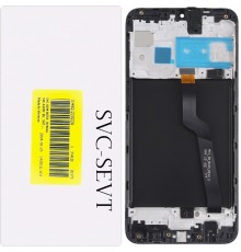 Дисплей для Samsung M105 Galaxy M10, черный, с рамкой, Original, сервисная упаковка, GH82-20322A