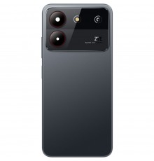 Задня панель корпуса для ZTE Blade A54, сіра + скло камери