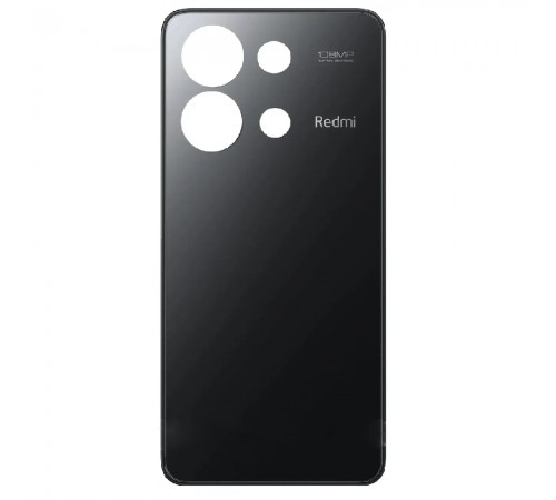 Задняя панель корпуса для Xiaomi Redmi Note 13 4G, черная (Midnight Black)