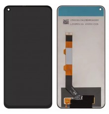 Дисплей для Xiaomi Redmi Note 9 5G, Redmi Note 9T, чорний, без рамки, Copy