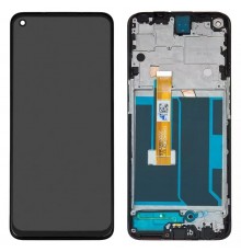 Дисплей для OnePlus Nord N10 5G, з рамкою, чорний, Original (PRC)