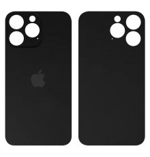 Задняя панель корпуса для iPhone 14 Pro, черная, нужно снять стекло камеры, small hole