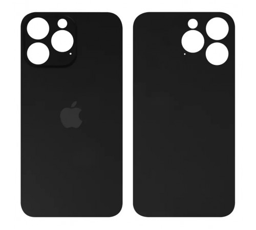 Задняя панель корпуса для iPhone 14 Pro, черная, нужно снять стекло камеры, small hole